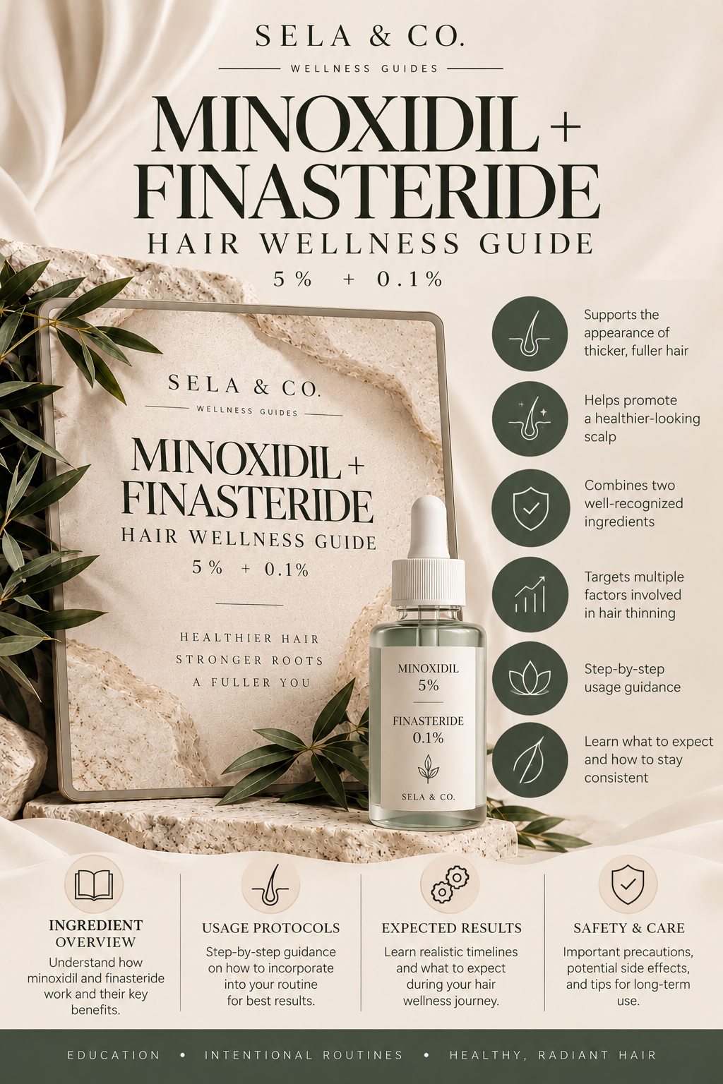 Minoxidil 5% + Finasteride 0.1% | Hair Wellness Guide